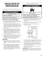 Предварительный просмотр 25 страницы Crosley CT14NKXHN00 Use & Care Manual