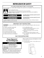 Preview for 3 page of Crosley CT14NKXJN00 Use & Care Manual