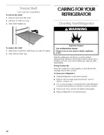 Preview for 16 page of Crosley CT14NKXJN00 Use & Care Manual