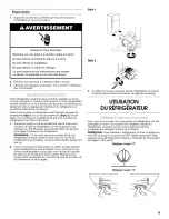 Предварительный просмотр 19 страницы Crosley CT14SKXRQ00 Use & Care Manual