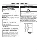 Preview for 3 page of Crosley CT18GKXRQ01 Use & Care Manual