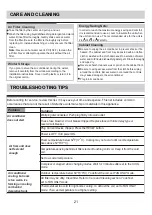 Preview for 23 page of Crosley CTWMHE12B2 Use & Care Manual