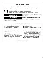 Preview for 3 page of Crosley CUD4000T Use & Care Manual