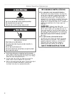 Preview for 4 page of Crosley CUD4000T Use & Care Manual