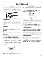 Preview for 13 page of Crosley CUD4000T Use & Care Manual