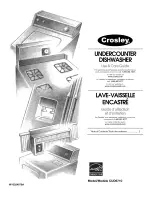 Crosley CUD6710 Use & Care Manual preview