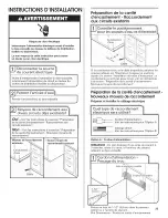 Preview for 25 page of Crosley CUD6710XB0 Installation Instructions Manual