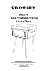 Crosley DANSETTE II BERMUDA CR6233D Instruction Manual preview