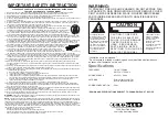 Preview for 2 page of Crosley DUET CR3005A Instruction Manual