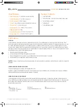 Preview for 2 page of Crosley EL-4K-VIP-ACM Quick Reference Manual