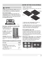 Предварительный просмотр 7 страницы Crosley ELECTRIC RANGE Use & Care Manual