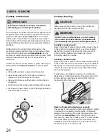 Предварительный просмотр 24 страницы Crosley ELECTRIC RANGE Use & Care Manual