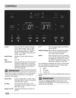 Preview for 14 page of Crosley French Door Bottom Freezer Use & Care Manual