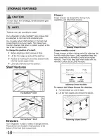 Preview for 18 page of Crosley French Door Bottom Freezer Use & Care Manual