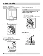 Preview for 20 page of Crosley French Door Bottom Freezer Use & Care Manual