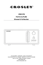 Предварительный просмотр 13 страницы Crosley Harmony CR3037B Instruction Manual