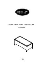 Crosley Kiawah CO7209-BR Quick Start Manual preview