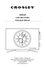 Preview for 1 page of Crosley Lewis CR3038A Instruction Manual