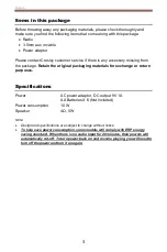 Preview for 3 page of Crosley Maverick CR3042A-BK Instruction Manual