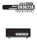 Preview for 10 page of Crosley RANCHERO CR3022A Instruction Manual