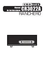 Preview for 19 page of Crosley RANCHERO CR3022A Instruction Manual