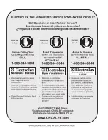 Preview for 58 page of Crosley Refrigerator Top Mount Use And Care Manual