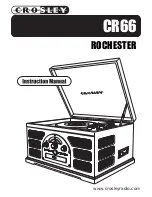 Crosley Rochester CR66 Instruction Manual preview