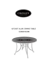 Crosley Sedona CO600142-BK Assembly Instructions preview