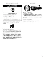 Preview for 5 page of Crosley SIDE BY SIDE REFRIGERATOR Use & Care Manual