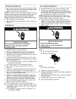 Preview for 7 page of Crosley SIDE BY SIDE REFRIGERATOR Use & Care Manual