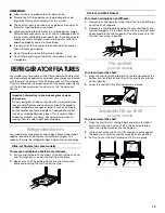 Preview for 13 page of Crosley SIDE BY SIDE REFRIGERATOR Use & Care Manual