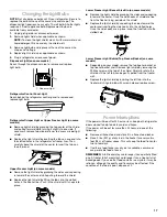 Preview for 17 page of Crosley SIDE BY SIDE REFRIGERATOR Use & Care Manual