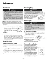 Предварительный просмотр 21 страницы Crosley Smoothtop Electric Range User Manual