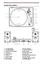 Preview for 4 page of Crosley T150B Instruction Manual