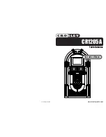 Crosley Tablet Jukebox CR1205A Instruction Manual preview