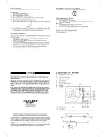 Предварительный просмотр 2 страницы Crosley Traveler CR49 Instruction Manual