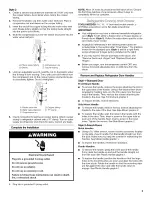 Preview for 5 page of Crosley W10175450A User Instructions