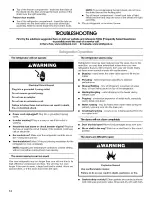 Preview for 14 page of Crosley W10175450A User Instructions