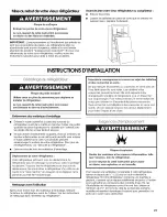 Preview for 21 page of Crosley W10175450A User Instructions