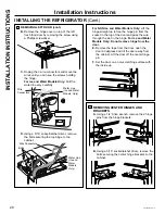 Preview for 20 page of Crosley XFE26J Owner'S Manual And Installation Instructions