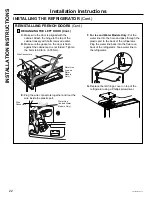 Preview for 22 page of Crosley XFE26J Owner'S Manual And Installation Instructions