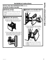 Preview for 23 page of Crosley XFE26J Owner'S Manual And Installation Instructions