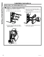 Preview for 24 page of Crosley XFE26J Owner'S Manual And Installation Instructions