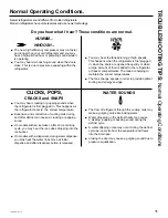 Preview for 31 page of Crosley XFE26J Owner'S Manual And Installation Instructions