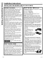 Preview for 10 page of Crosley XPS15BTH Owner'S Manual And Installation Instructions