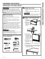 Preview for 15 page of Crosley XRE Owner'S Manual And Installation Instructions