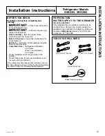 Preview for 17 page of Crosley XSS23G Owner'S Manual And Installation Instructions