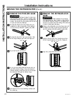 Preview for 20 page of Crosley XSS23G Owner'S Manual And Installation Instructions