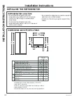 Preview for 22 page of Crosley XSS23G Owner'S Manual And Installation Instructions