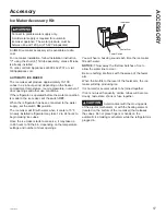 Preview for 17 page of Crosley XTS21 Owner'S Manual And Installation Instructions